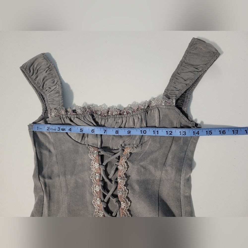 Lioness Palmer Corset in Washed Grey XS?see measurements - Picture 9 of 10